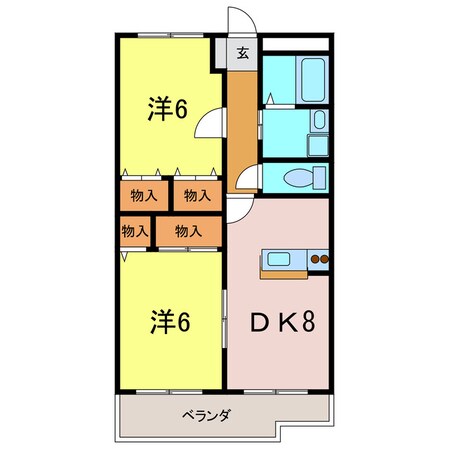 和泉乃郷Ⅱ号館の物件間取画像